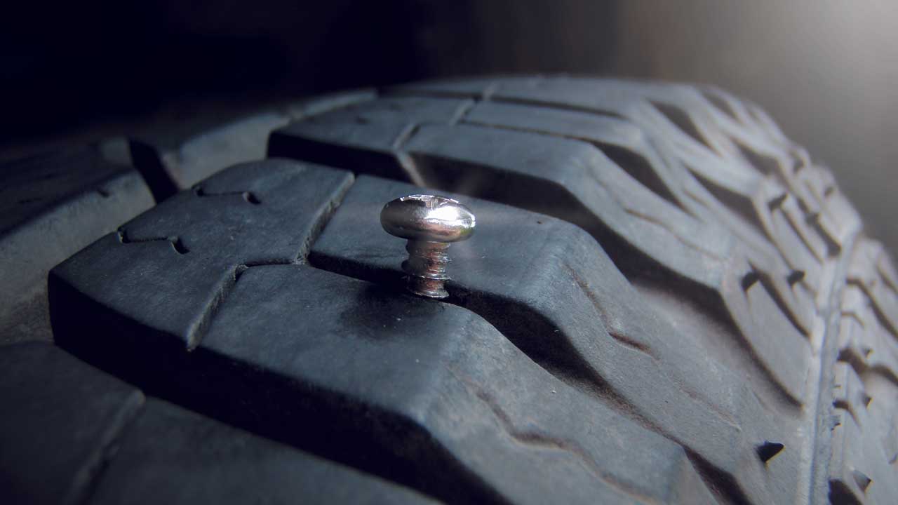 There's a nail in my tyre – can you repair it? - BK Tyres